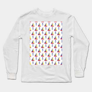 Sailing And Anchors Long Sleeve T-Shirt